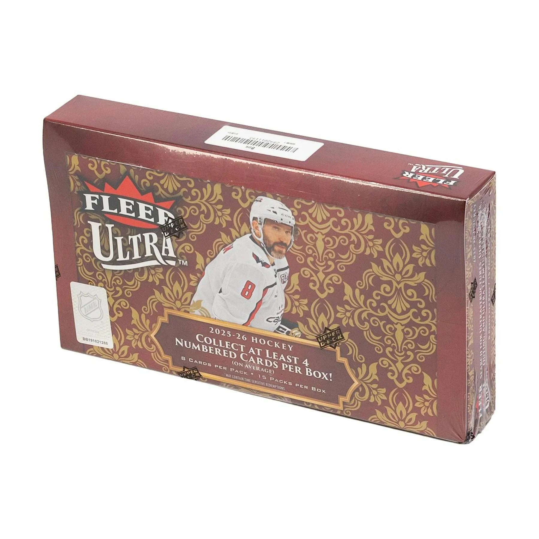 2025 26 Upper Deck Fleer Ultra Hockey Hobby Box (Ships Sealed Only)