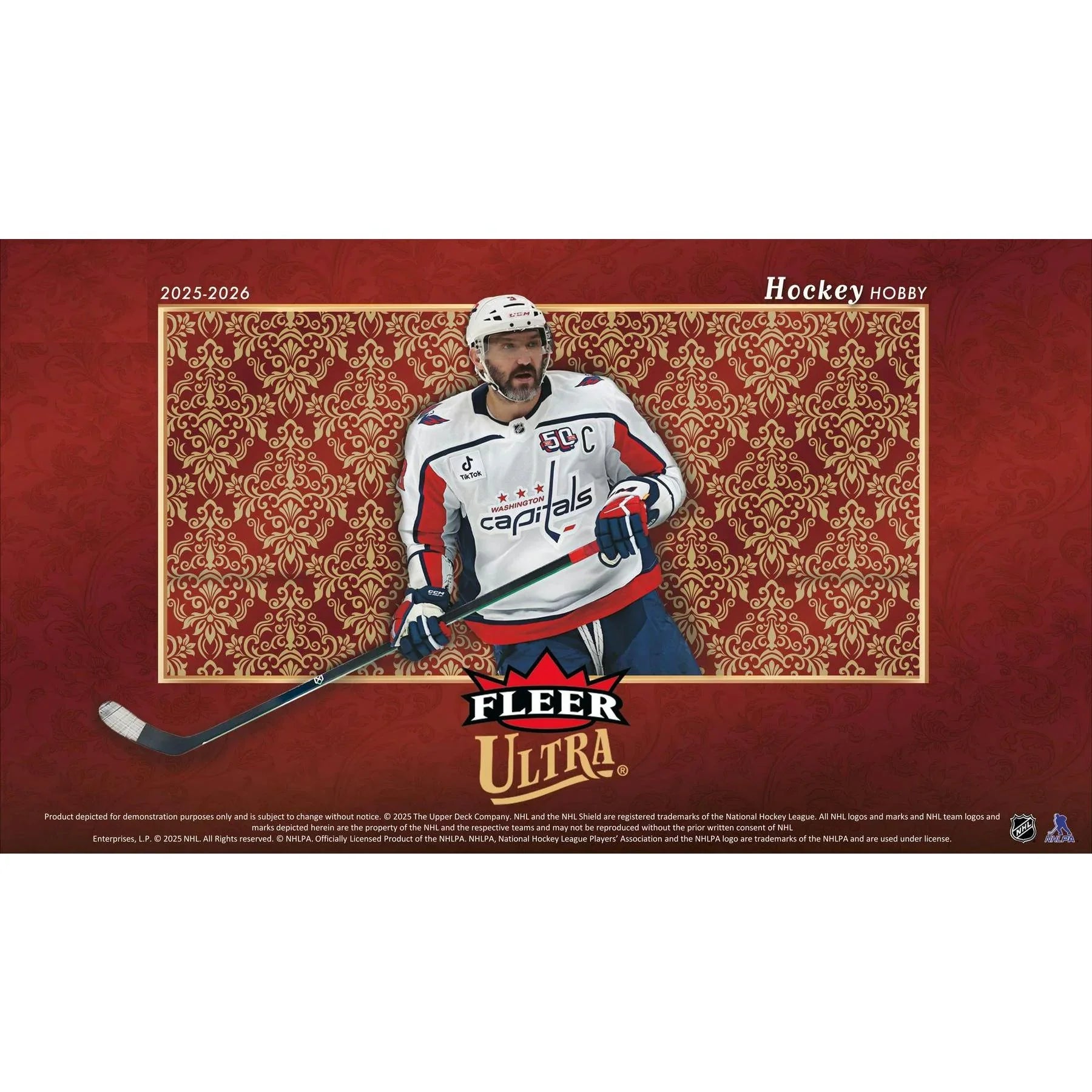 2025 26 Upper Deck Fleer Ultra Hockey Hobby Box (Ships Sealed Only)