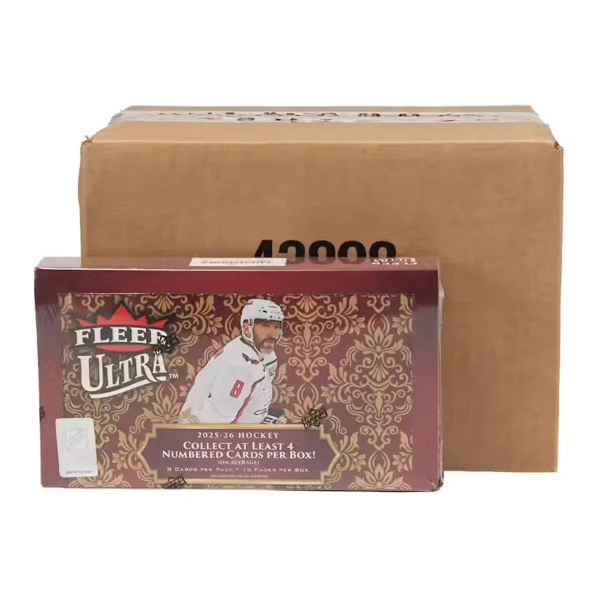 2025 26 Upper Deck Fleer Ultra Hockey Hobby 10 Box Case (Ships Sealed Only) - D1