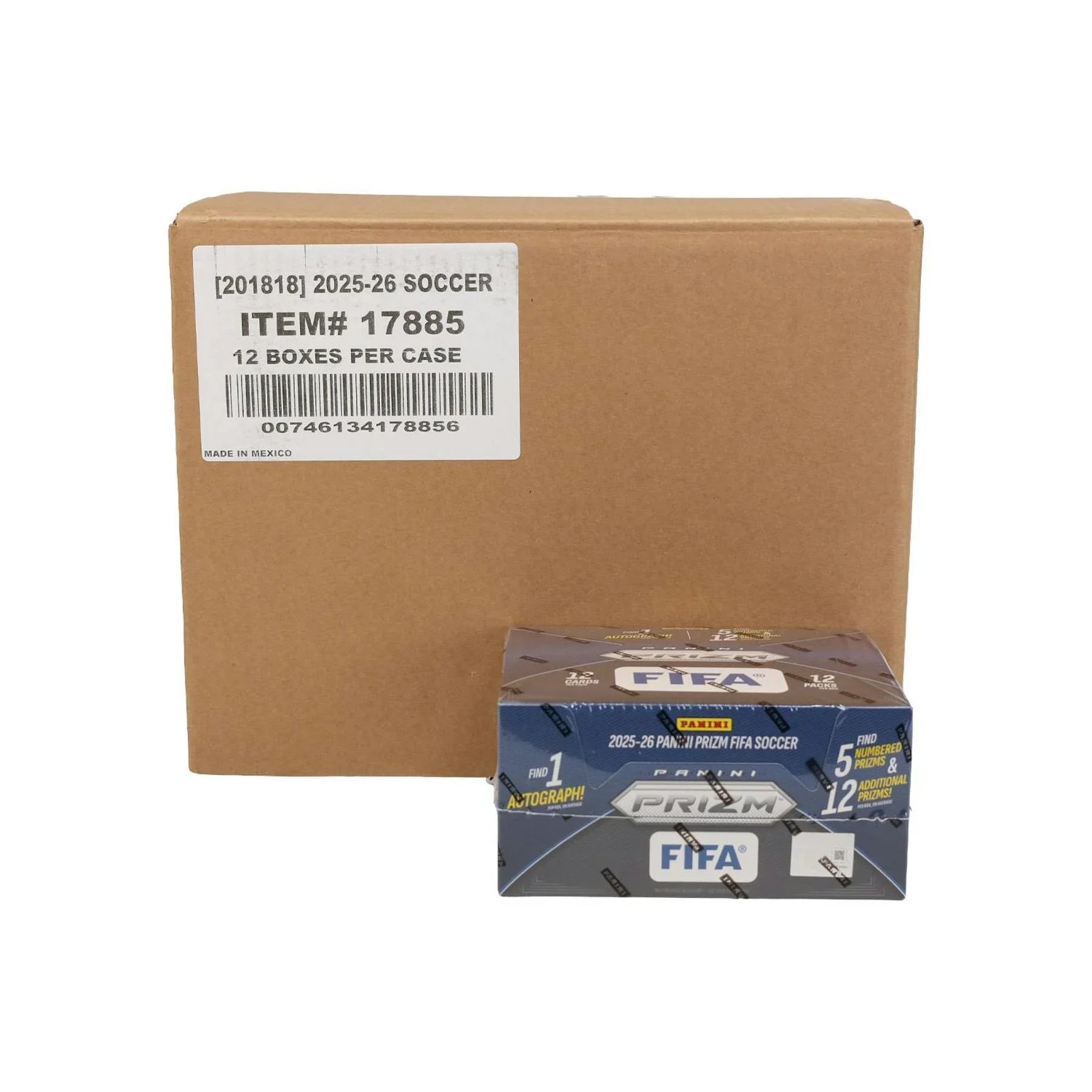 2025 26 Panini Prizm FIFA Soccer Hobby 12 Box Case (Ships Sealed Only) - D2