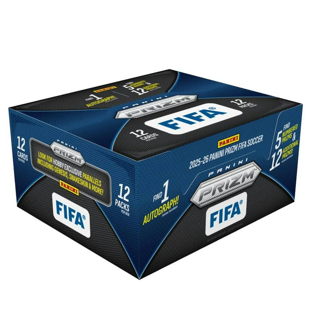 2025 26 Panini Prizm FIFA Soccer Hobby 12 Box Case (Ships Sealed Only) - D2
