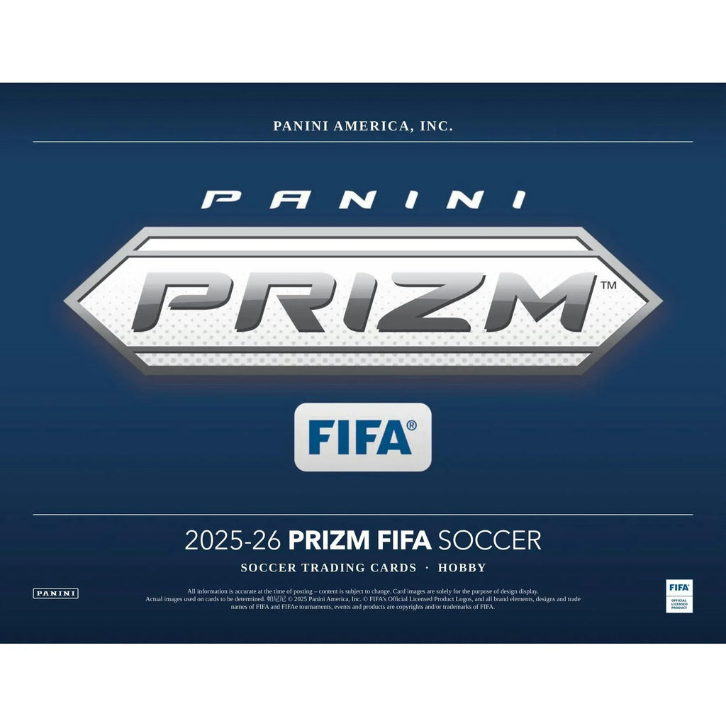 2025 26 Panini Prizm FIFA Soccer Hobby 12 Box Case (Ships Sealed Only) - D2
