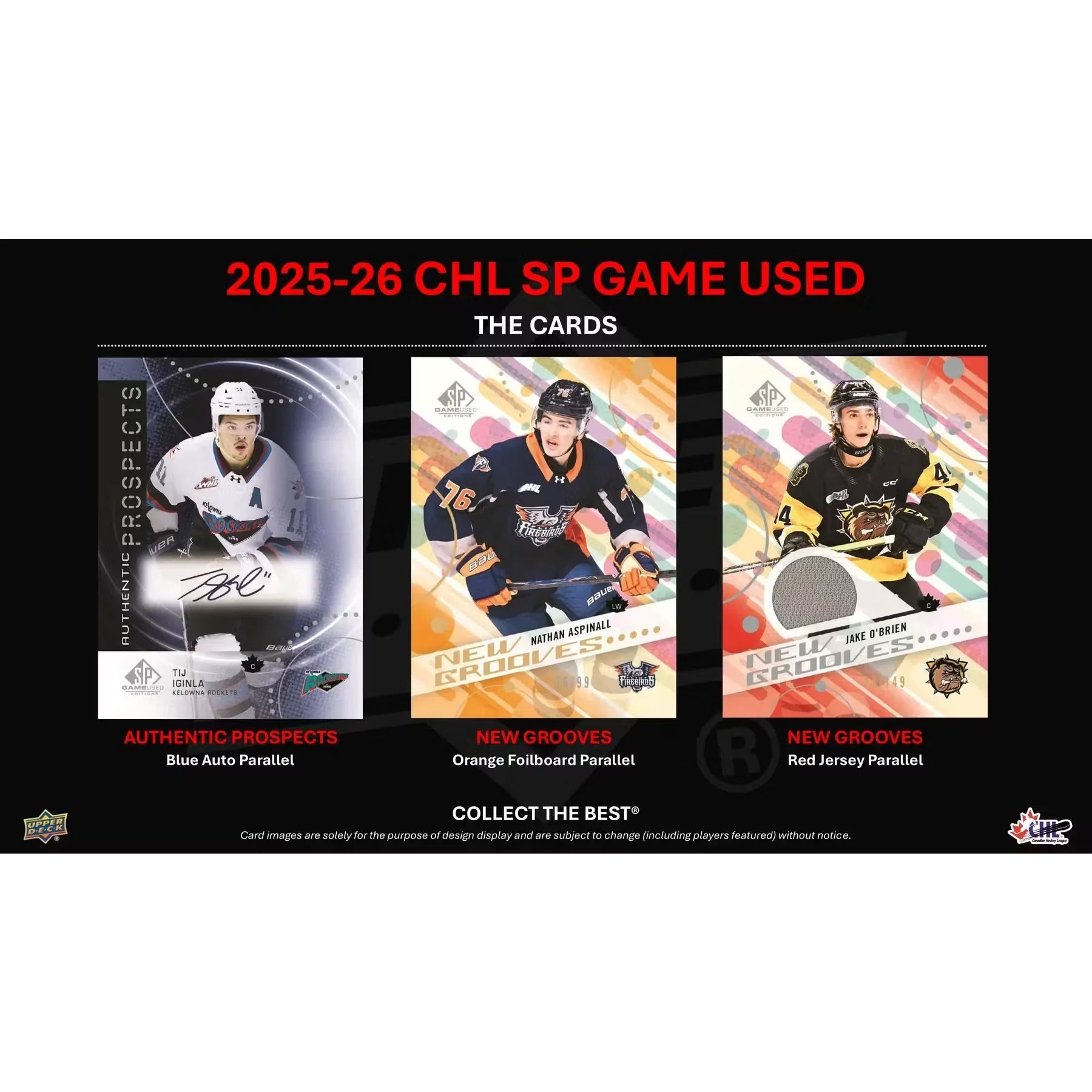 2025-26 Upper Deck CHL SP Game Used Hockey Hobby 20-Box Case | Presell (Ships Sealed Only)