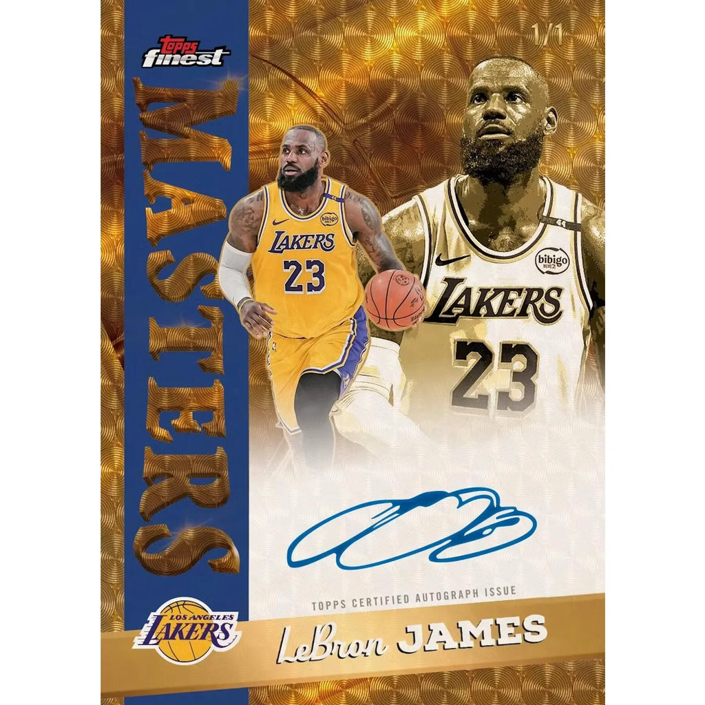 2025 26 Topps Finest Basketball Hobby Box Breakers Delight (Ships Sealed Only)