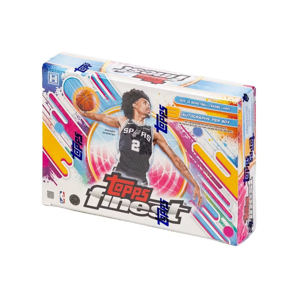 2025 26 Topps Finest Basketball Hobby Box Breakers Delight (Ships Sealed Only)