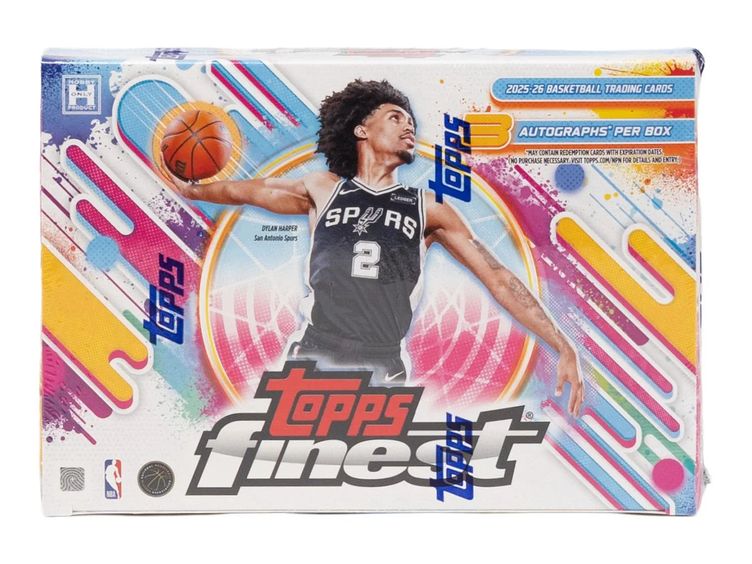 2025 26 Topps Finest Basketball Hobby Box Breakers Delight (Ships Sealed Only)