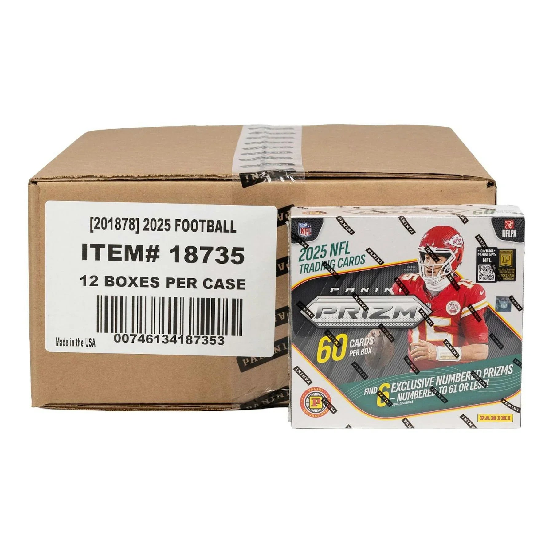2025 Panini Prizm Football International Hobby 12 Box Case (Ships Sealed Only) - D1