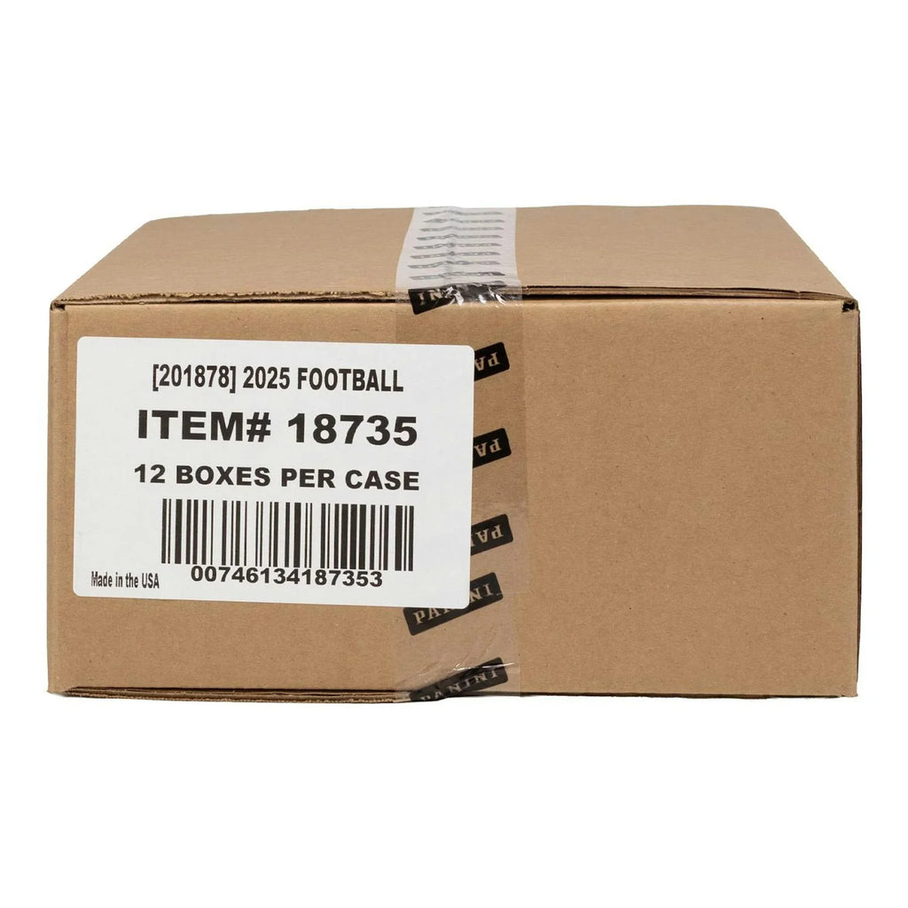 2025 Panini Prizm Football International Hobby 12 Box Case (Ships Sealed Only) - D1