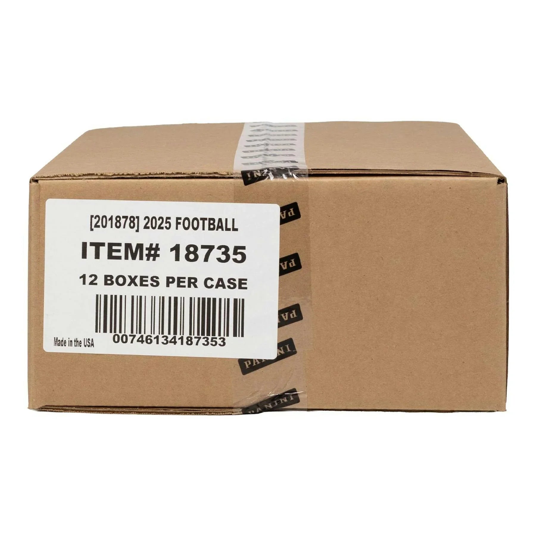2025 Panini Prizm Football International Hobby 12 Box Case (Ships Sealed Only) - D1