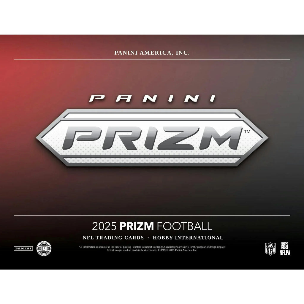 2025 Panini Prizm Football International Hobby 12 Box Case (Ships Sealed Only) - D1