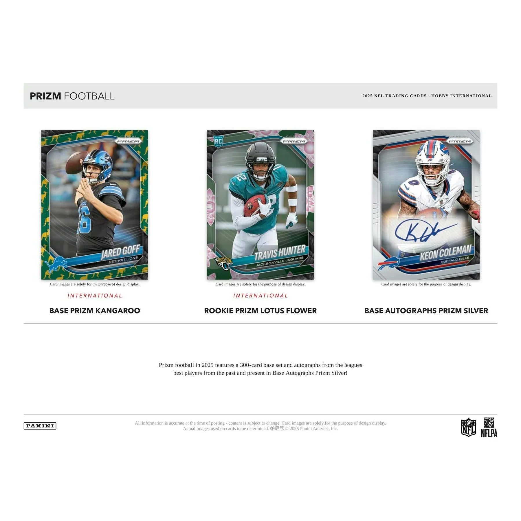 2025 Panini Prizm Football International Hobby 12 Box Case (Ships Sealed Only) - D1