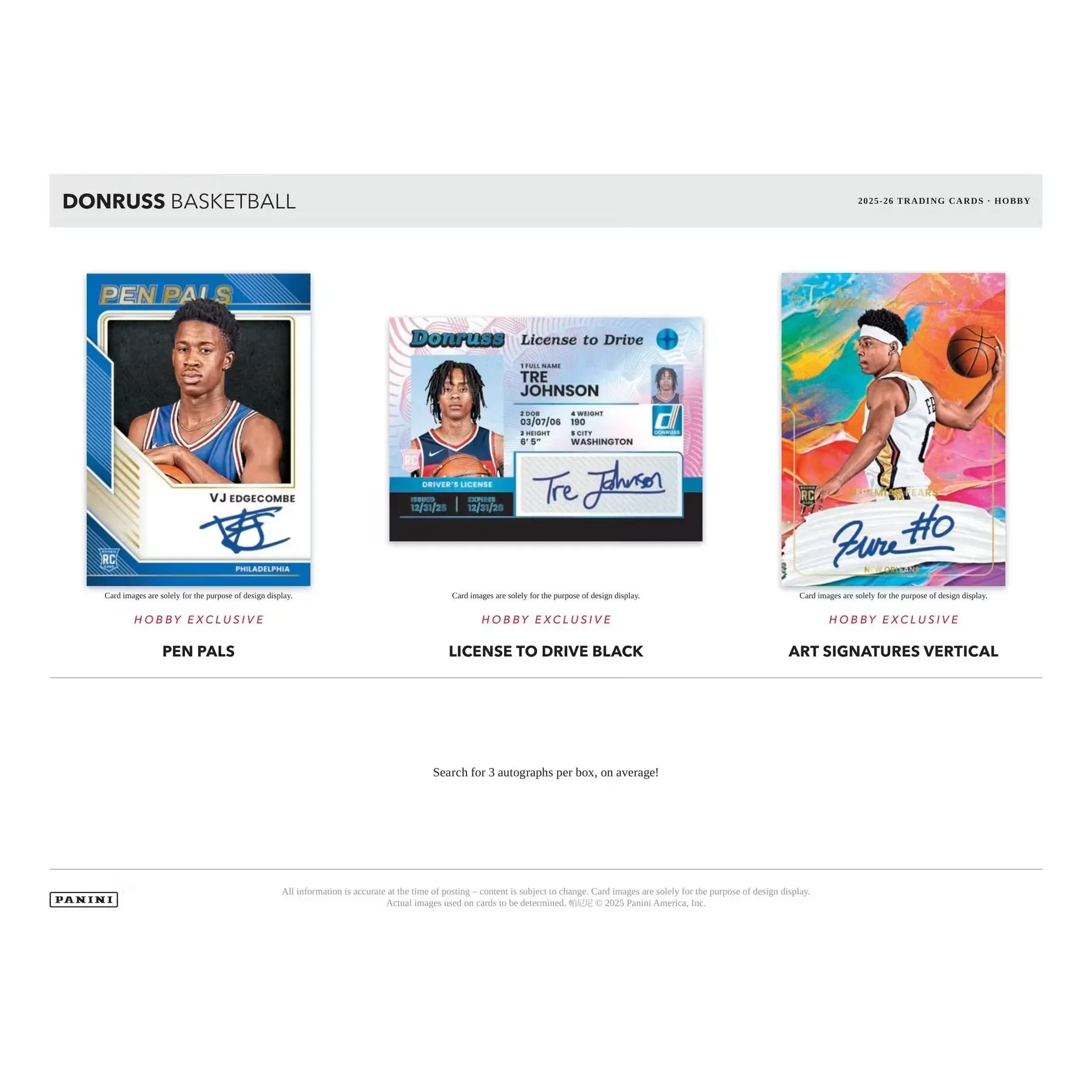 2025 26 Panini Donruss Basketball Hobby 16 Box Case Presell (Ships Sealed Only) - D