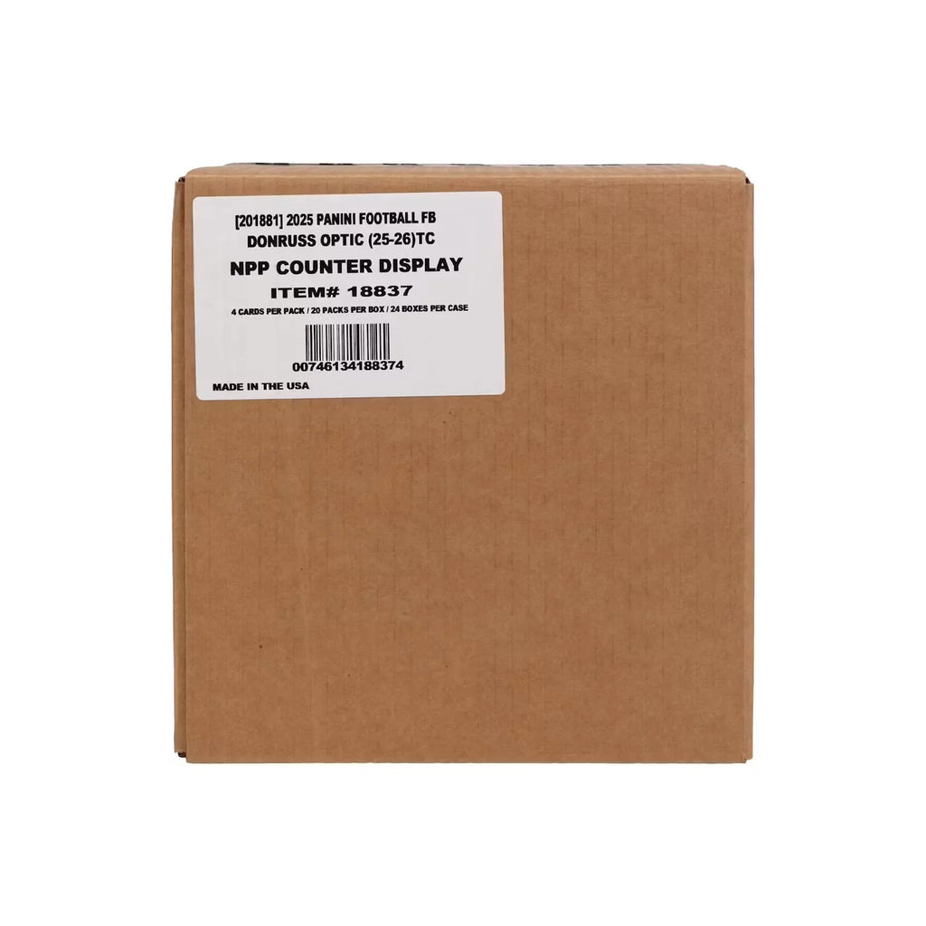 2025 Panini Donruss Optic Football 24 Box Case 20 Pack Retail (Ships Sealed Only)