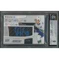 Elias Pettersson Signed 2018-19 Upper Deck Engrained Rookie #21 Card | BGS 9 Mint