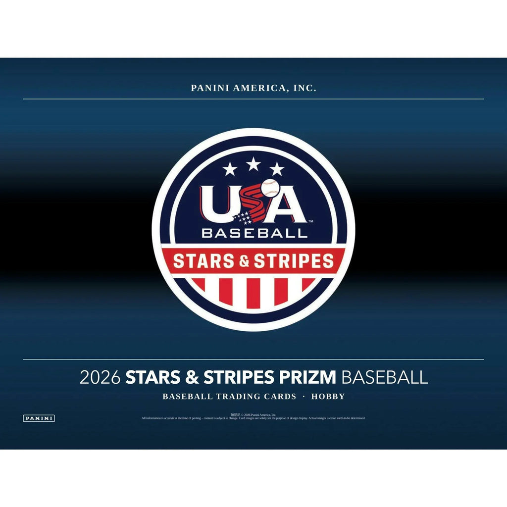 2026 Panini USA Stars Stripes Prizm Baseball Hobby 12 Box Case (Ships Sealed Only) - D