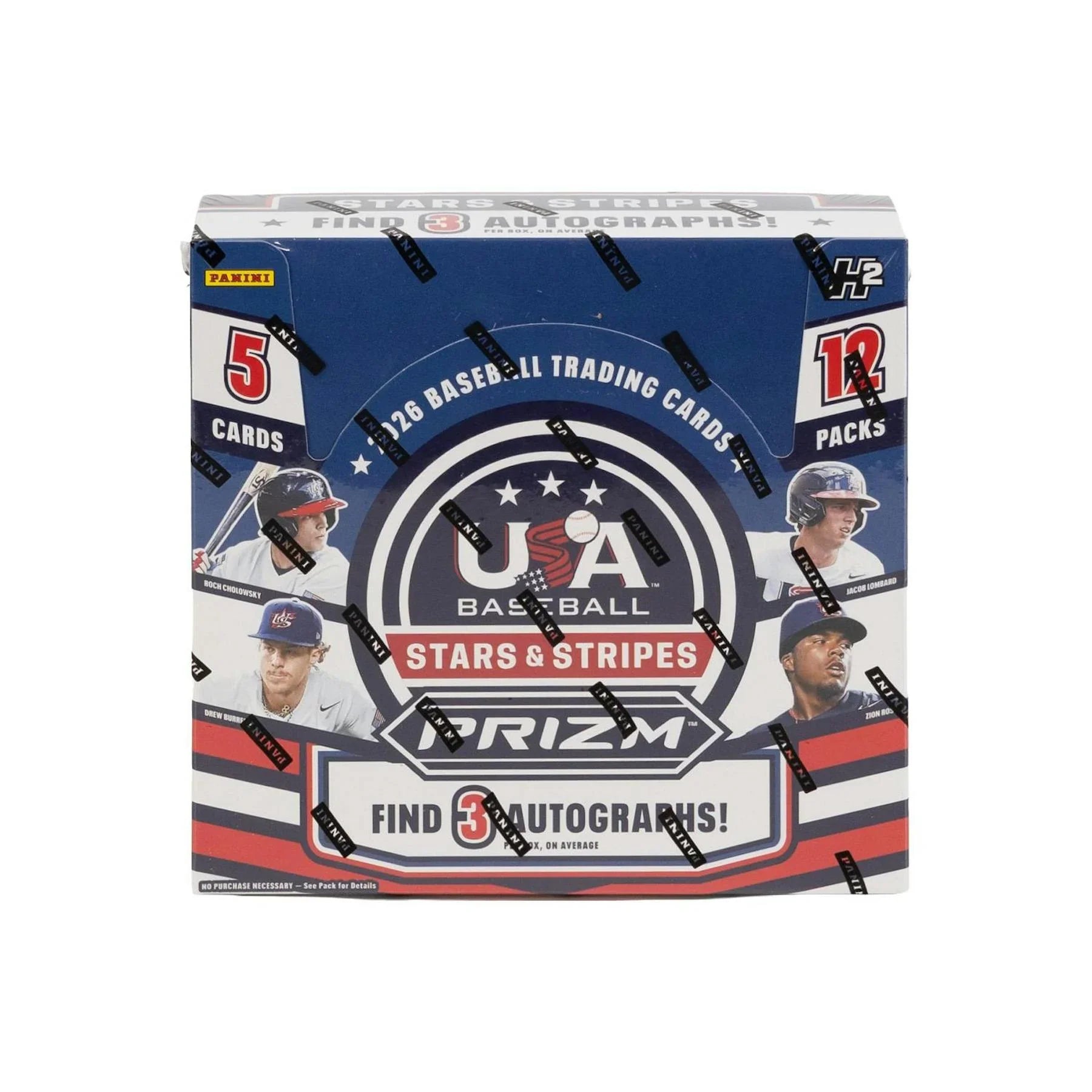 2026 Panini USA Stars Stripes Prizm Baseball Hobby Box H2 (Ships Sealed Only)