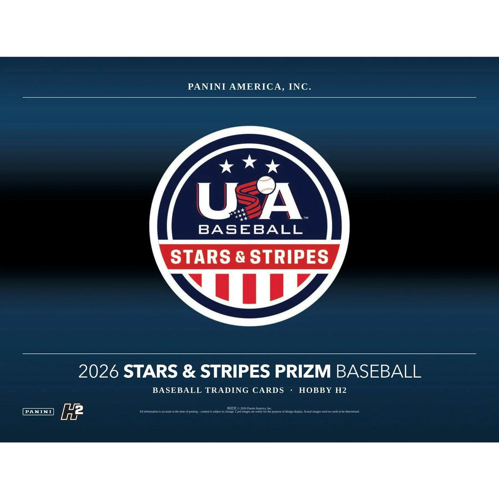 2026 Panini USA Stars Stripes Prizm Baseball Hobby Box H2 (Ships Sealed Only)