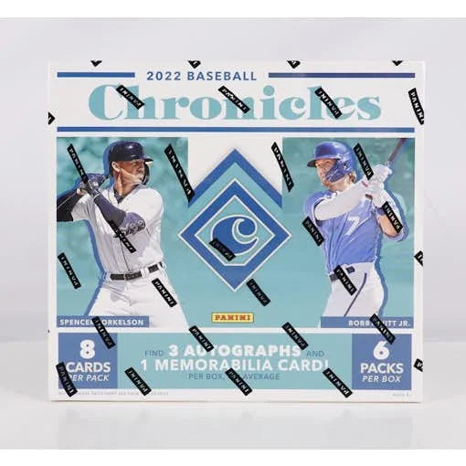 2022 Panini Chronicles Baseball Hobby Box (Ships Sealed Only)