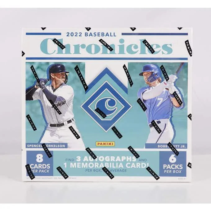 2022 Panini Chronicles Baseball Hobby Box (Ships Sealed Only)