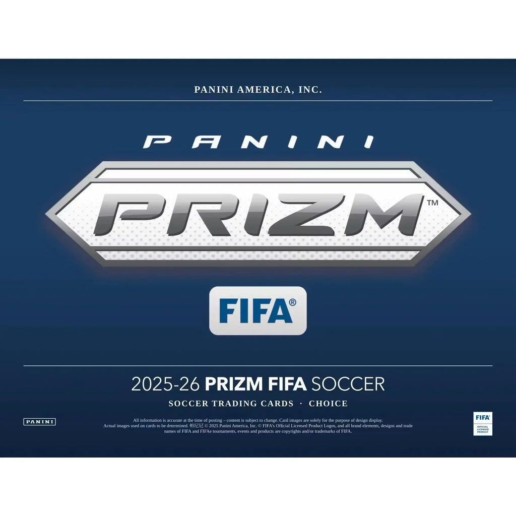 2025 26 Panini Prizm FIFA Soccer Choice 20 Box Case Presell (Ships Sealed Only) - D