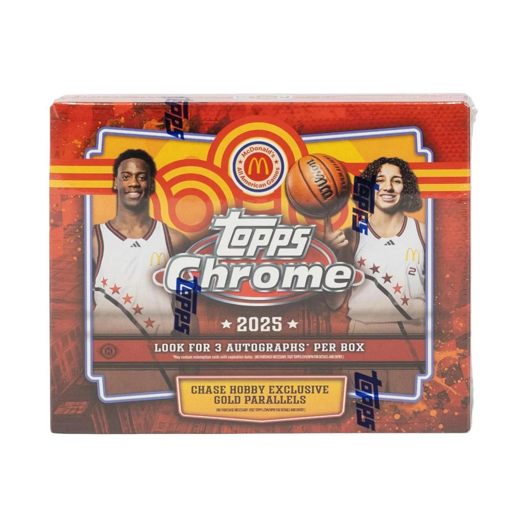2025 Topps Chrome McDonald s All American Basketball Hobby Box (Ships Sealed Only) - D