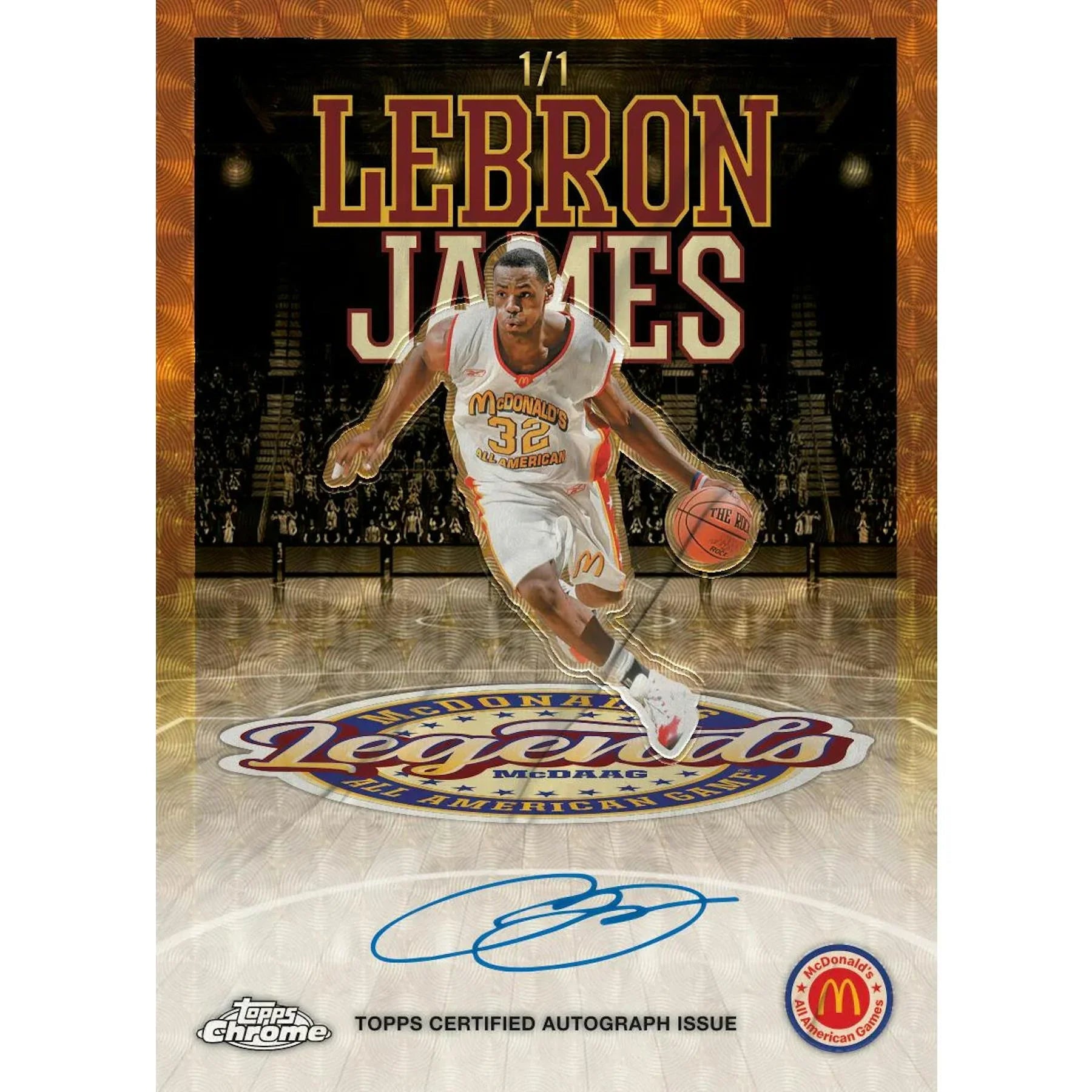 2025 Topps Chrome McDonald s All American Basketball Hobby Box (Ships Sealed Only) - D