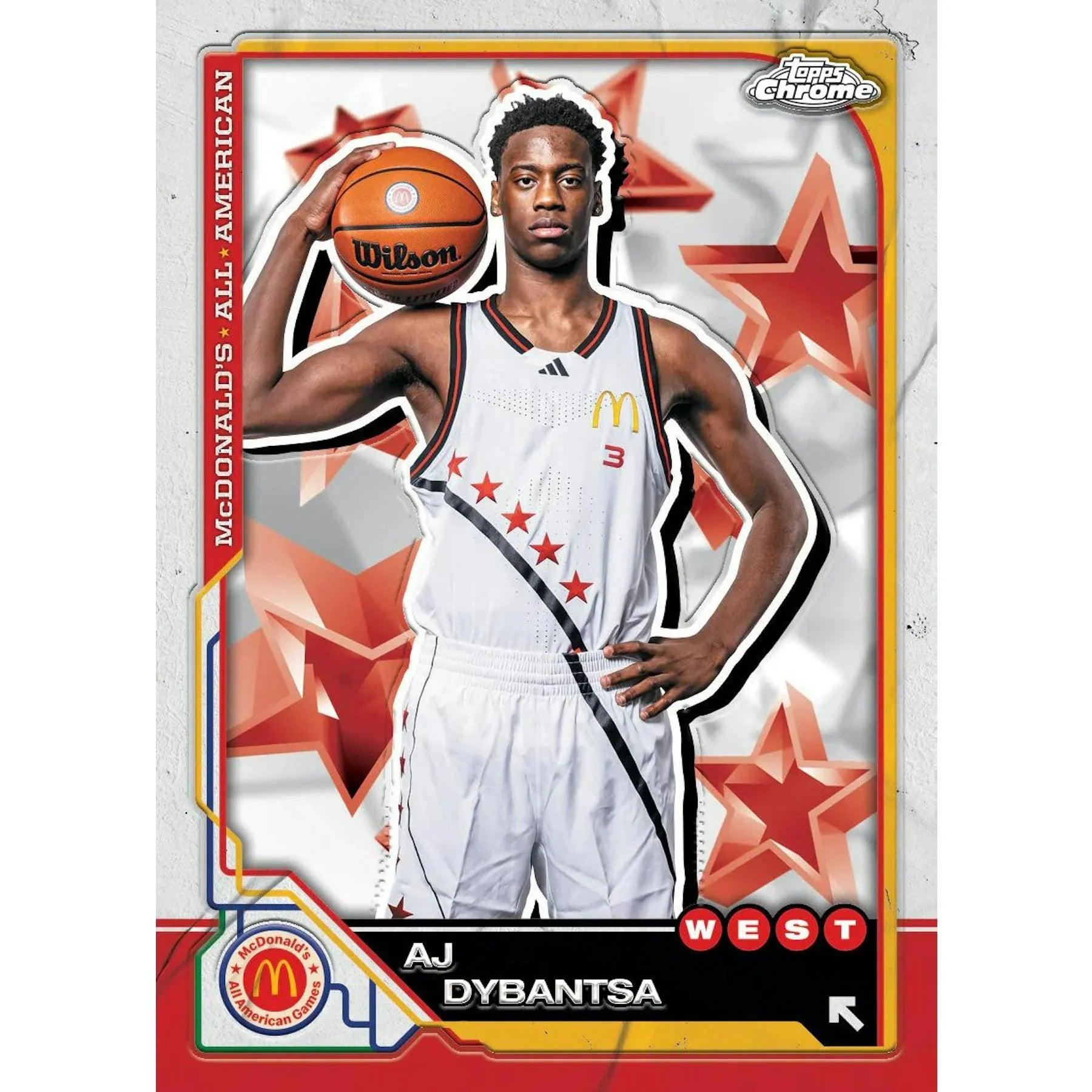 2025 Topps Chrome McDonald s All American Basketball Hobby Box (Ships Sealed Only) - D