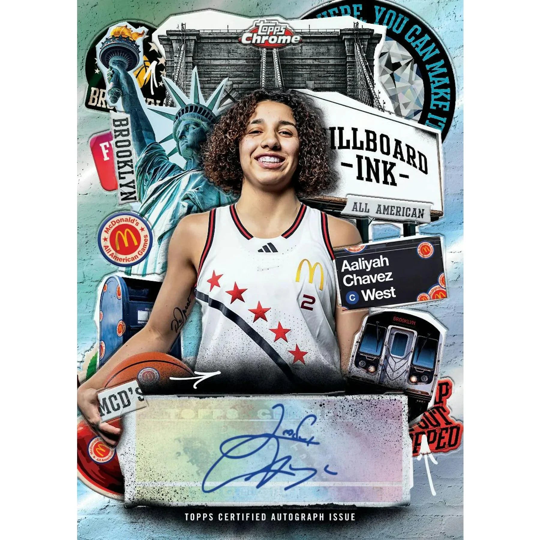 2025 Topps Chrome McDonald s All American Basketball Hobby Box (Ships Sealed Only) - D