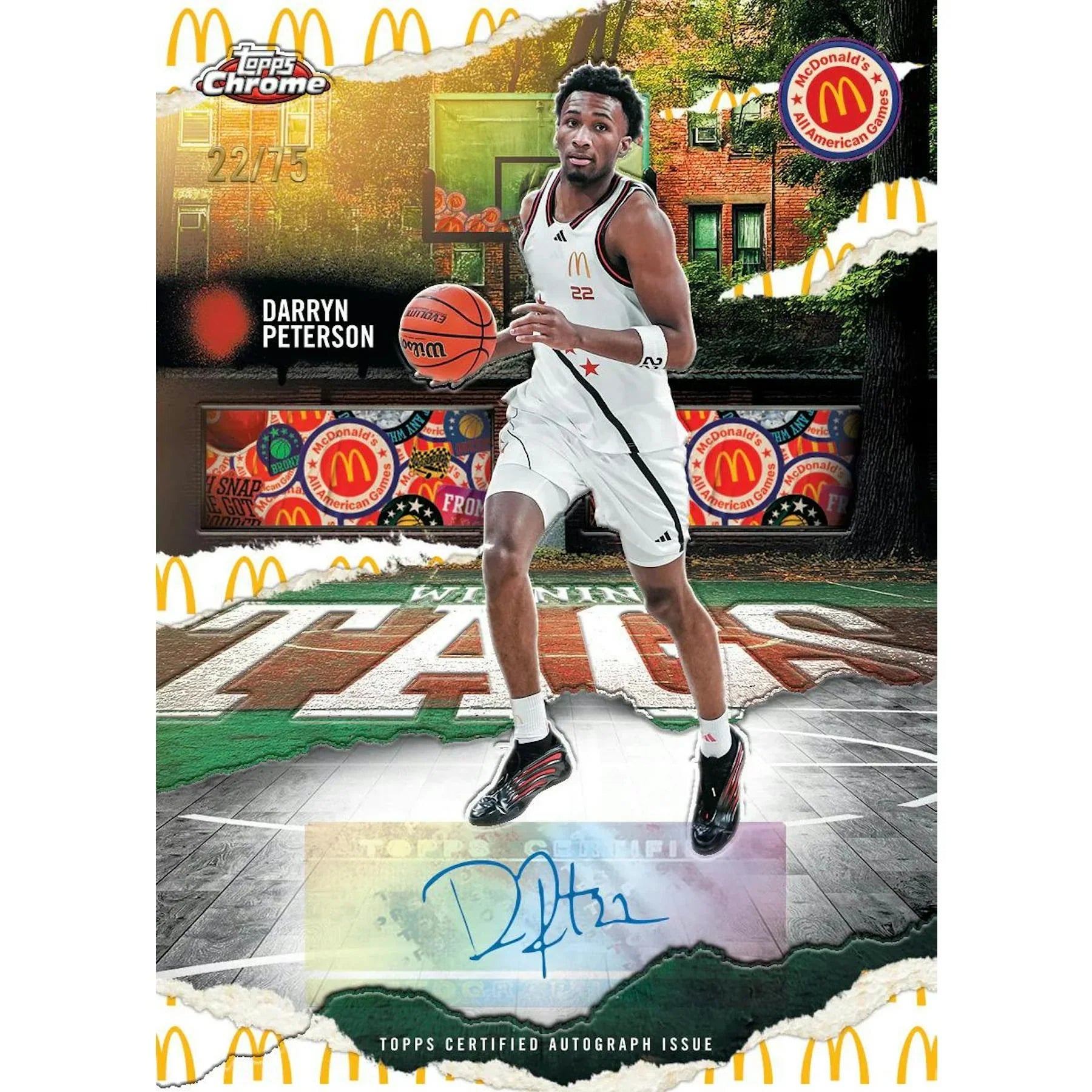 2025 Topps Chrome McDonald s All American Basketball Hobby Box (Ships Sealed Only) - D