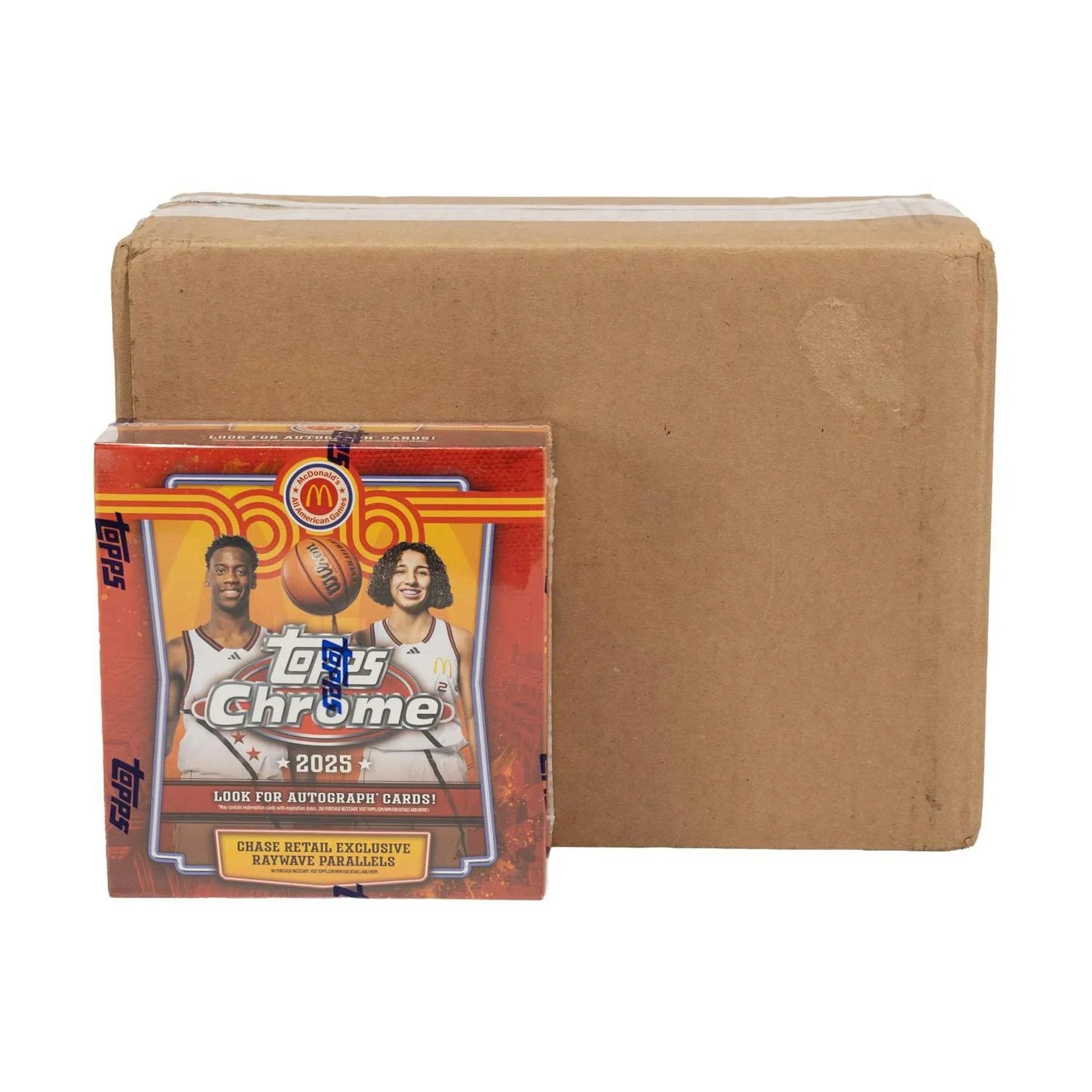 2025 Topps Chrome McDonald s All American Basketball Hobby 12 Box Case (Ships Sealed Only)