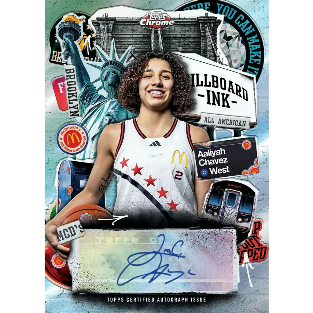 2025 Topps Chrome McDonald s All American Basketball Hobby 12 Box Case (Ships Sealed Only)
