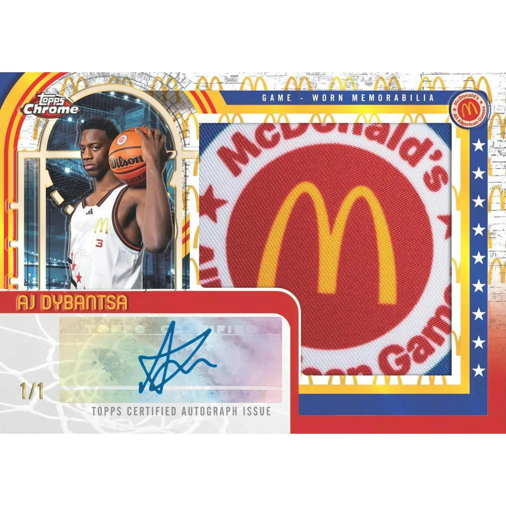 2025 Topps Chrome McDonald s All American Basketball Hobby 12 Box Case (Ships Sealed Only)