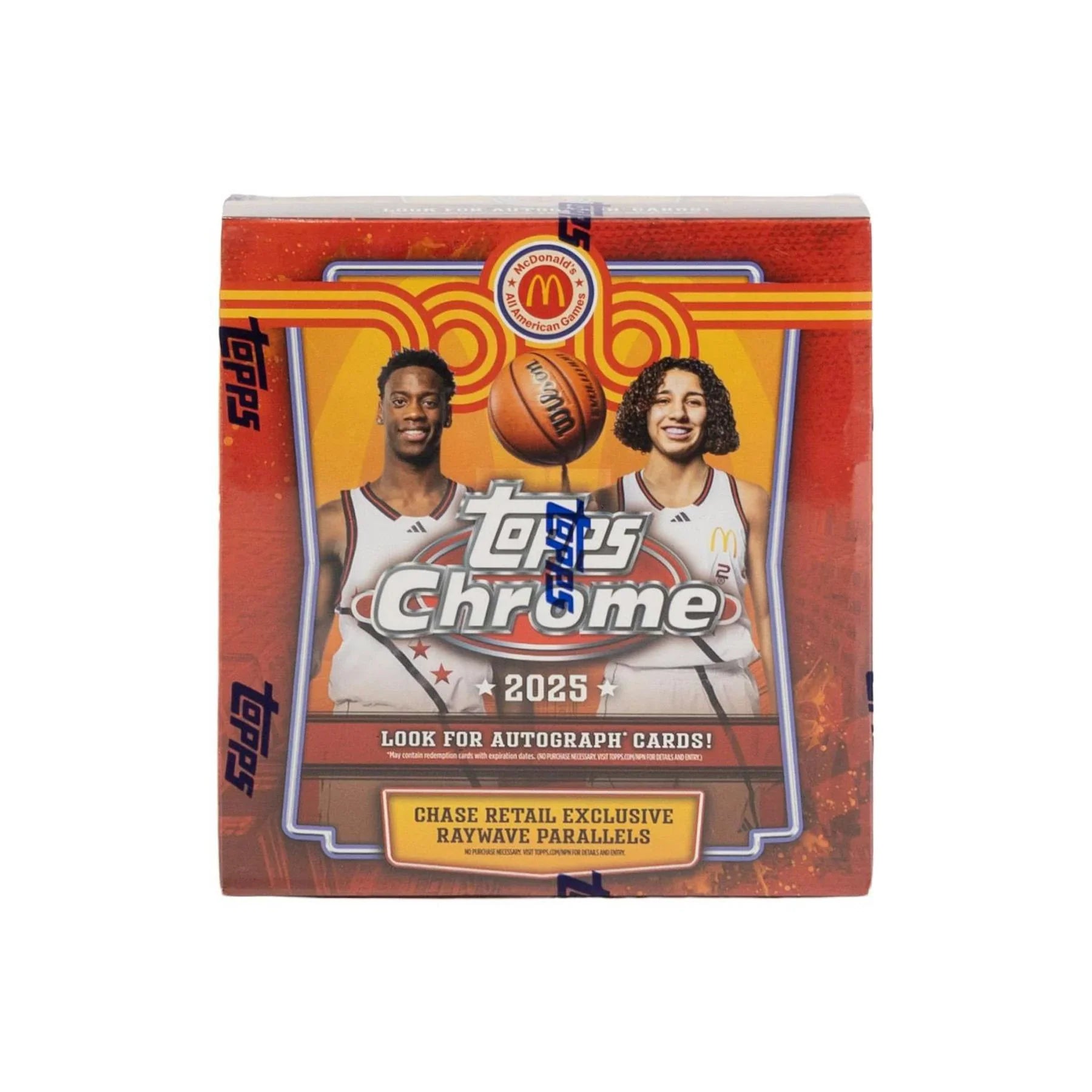 2025 Topps Chrome McDonald s All American Basketball Hobby 12 Box Case (Ships Sealed Only)