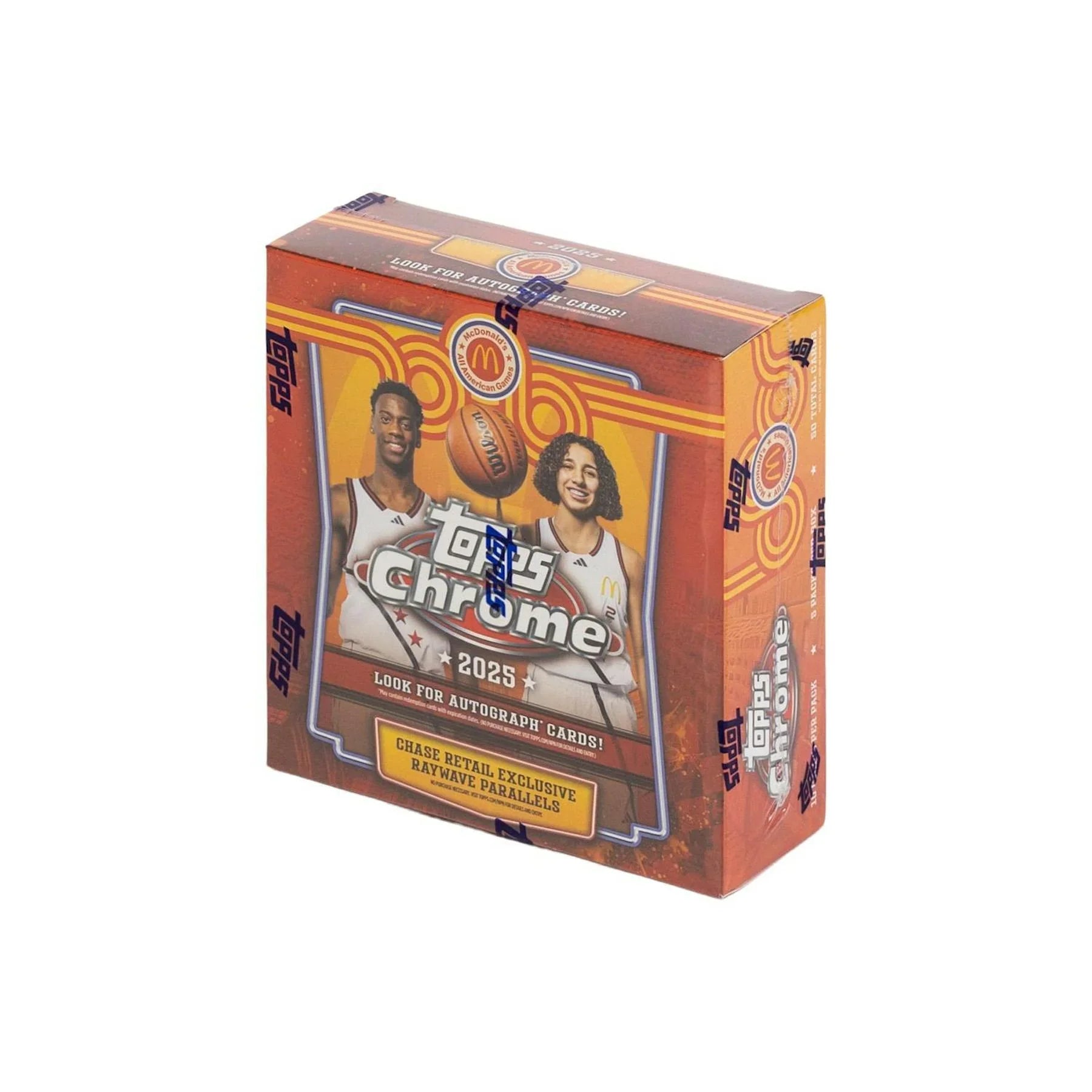 2025 Topps Chrome McDonald s All American Basketball Hobby 12 Box Case (Ships Sealed Only)