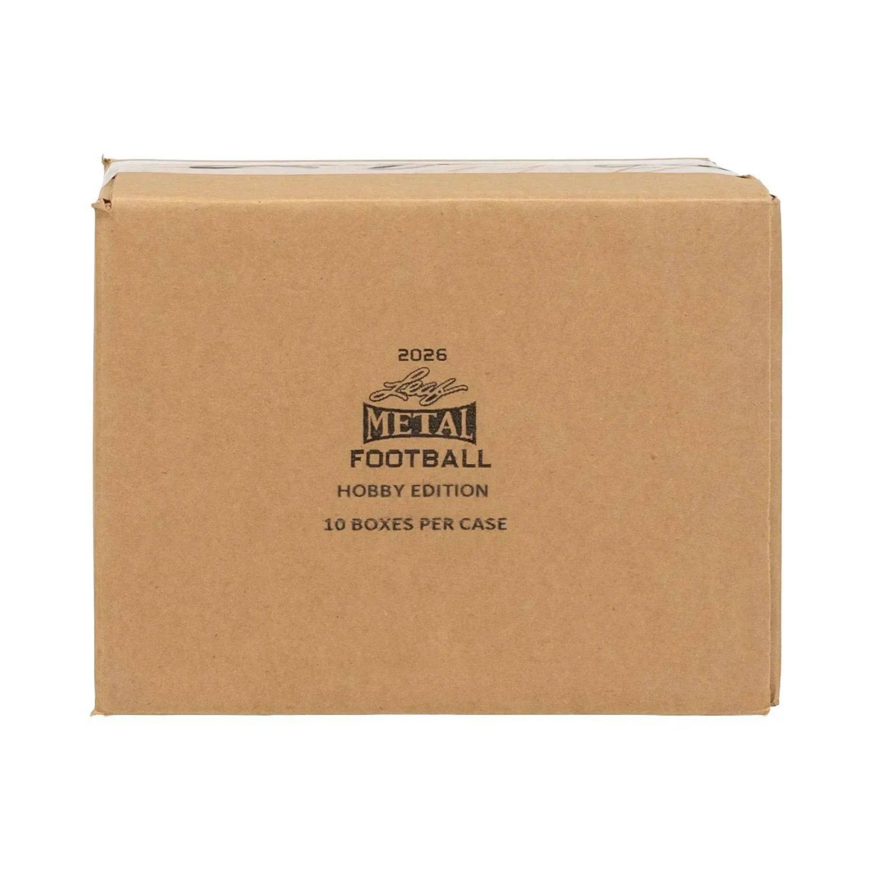 2026 Leaf Metal Football Hobby 10 Box Case (Ships Sealed Only) - D2