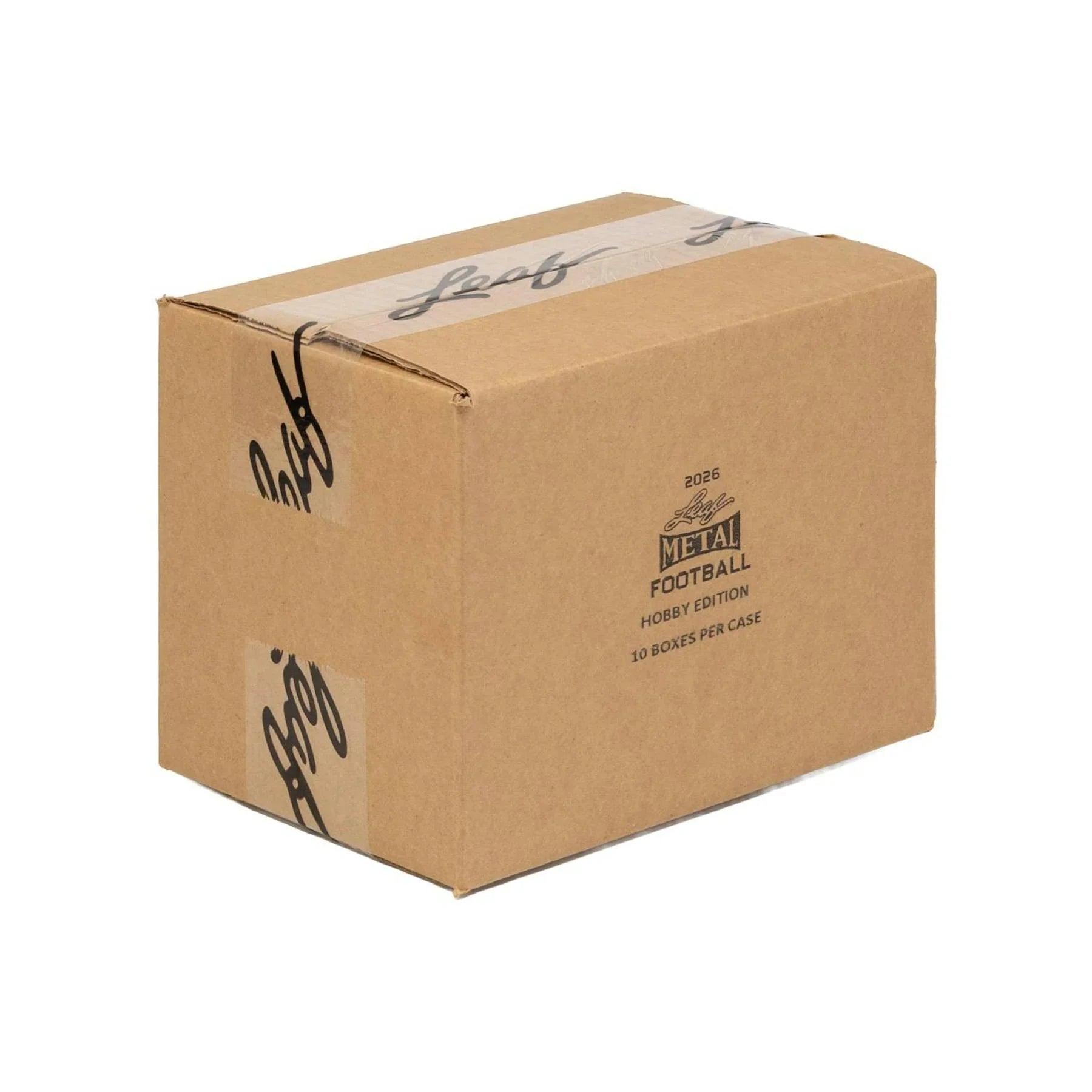 2026 Leaf Metal Football Hobby 10 Box Case (Ships Sealed Only) - D2
