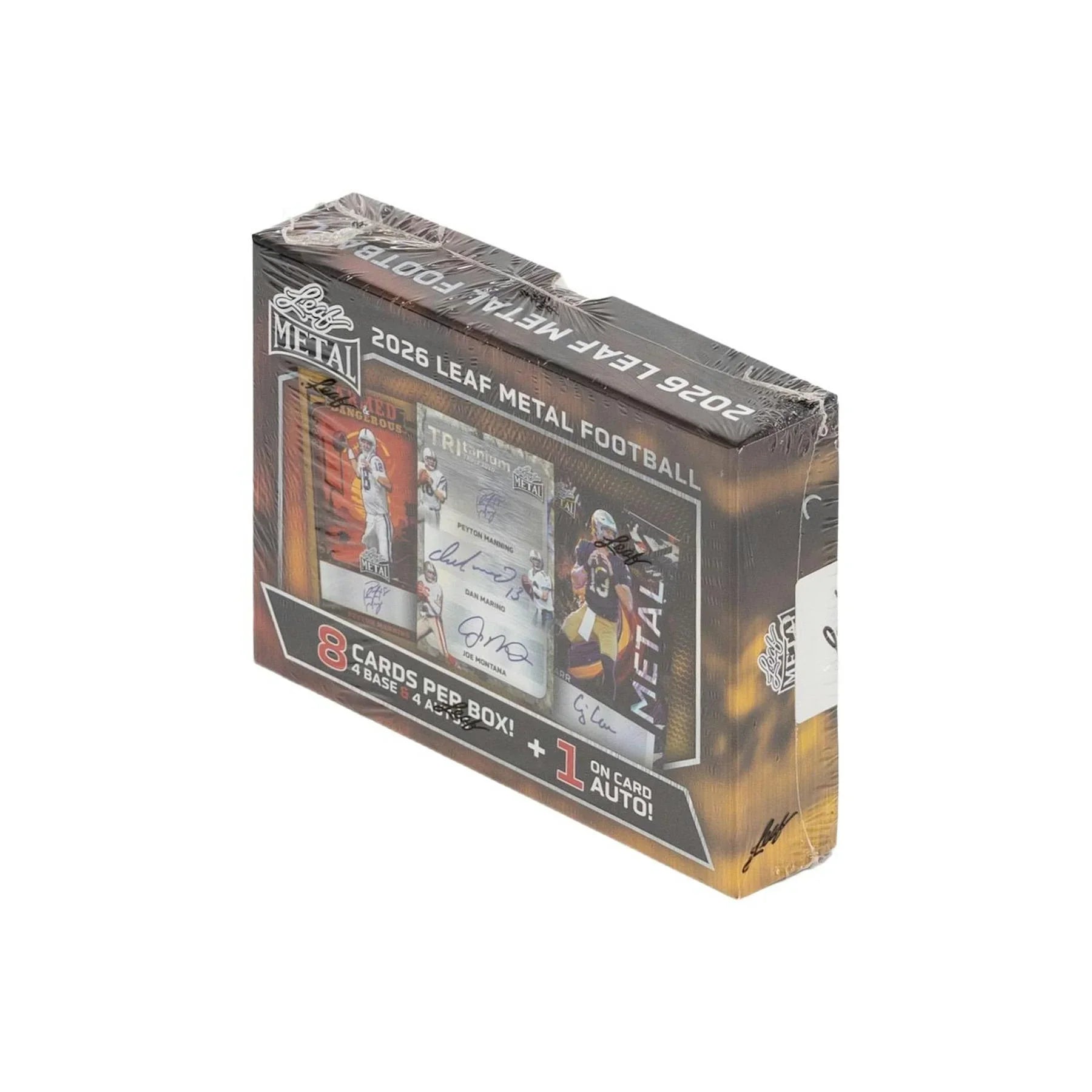 2026 Leaf Metal Football Hobby 10 Box Case (Ships Sealed Only) - D2
