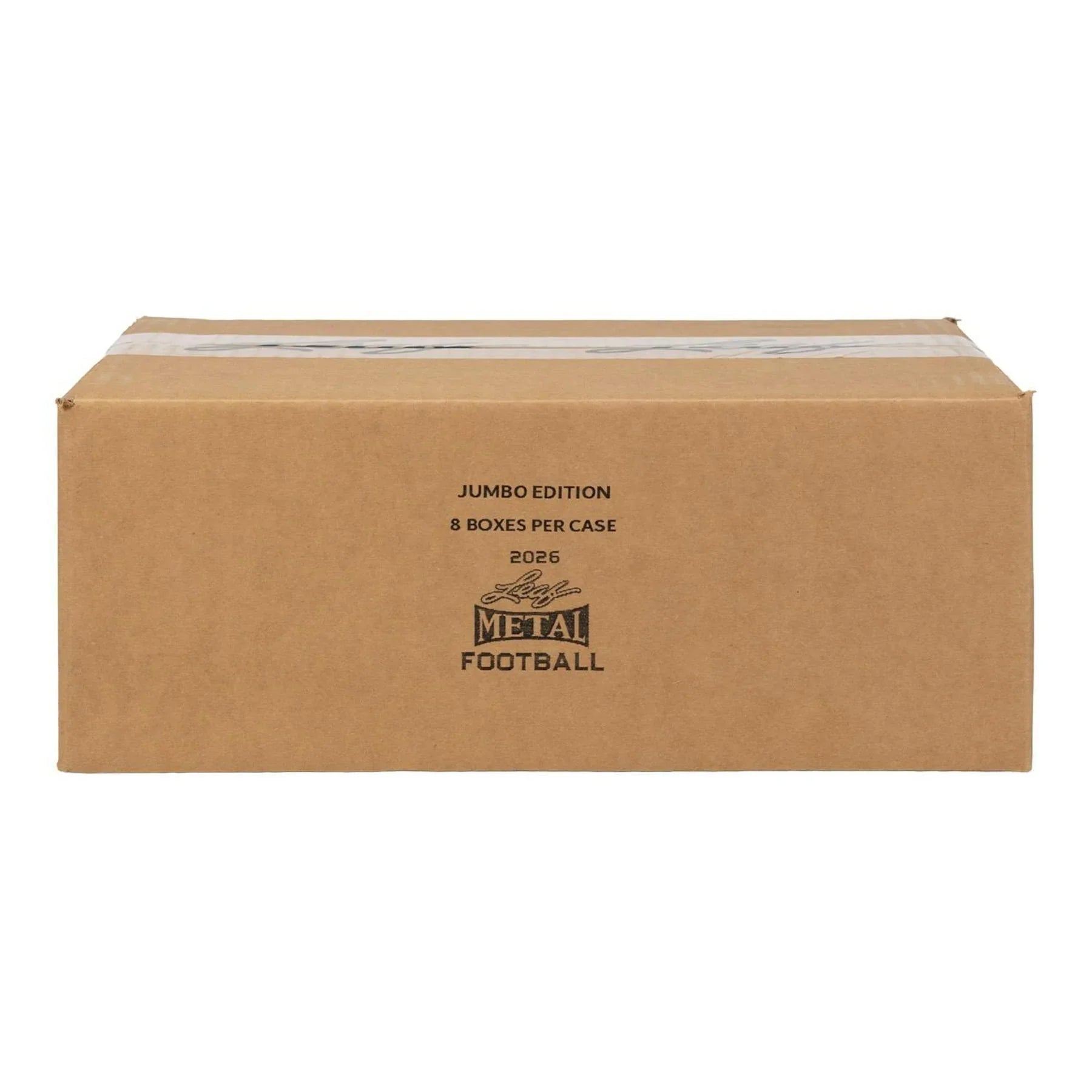 2026 Leaf Metal Football Hobby Jumbo 8 Box Case (Ships Sealed Only) - D1