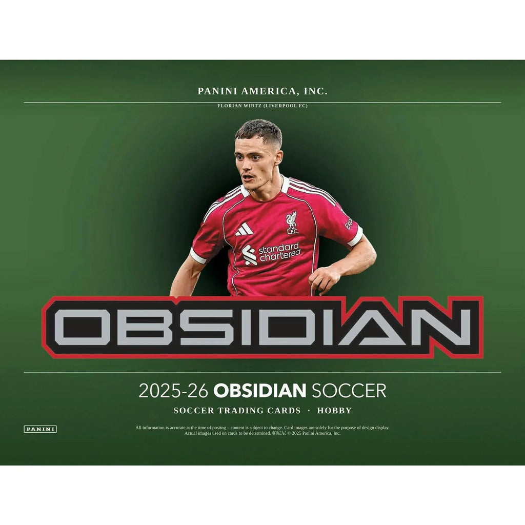 2025-26 Panini Obsidian Soccer Hobby Box | Presell (Ships Sealed Only)