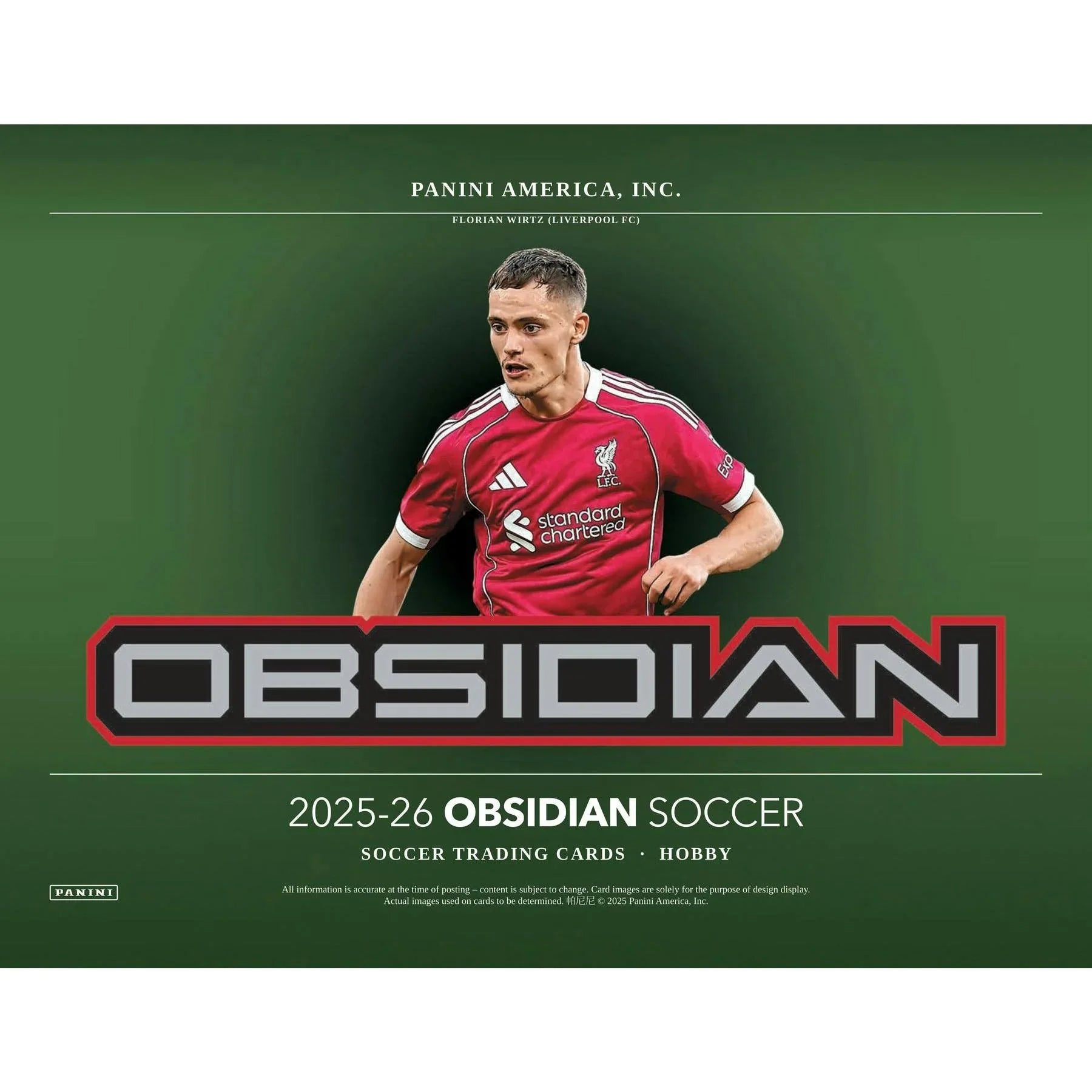 2025-26 Panini Obsidian Soccer Hobby Box | Presell (Ships Sealed Only)