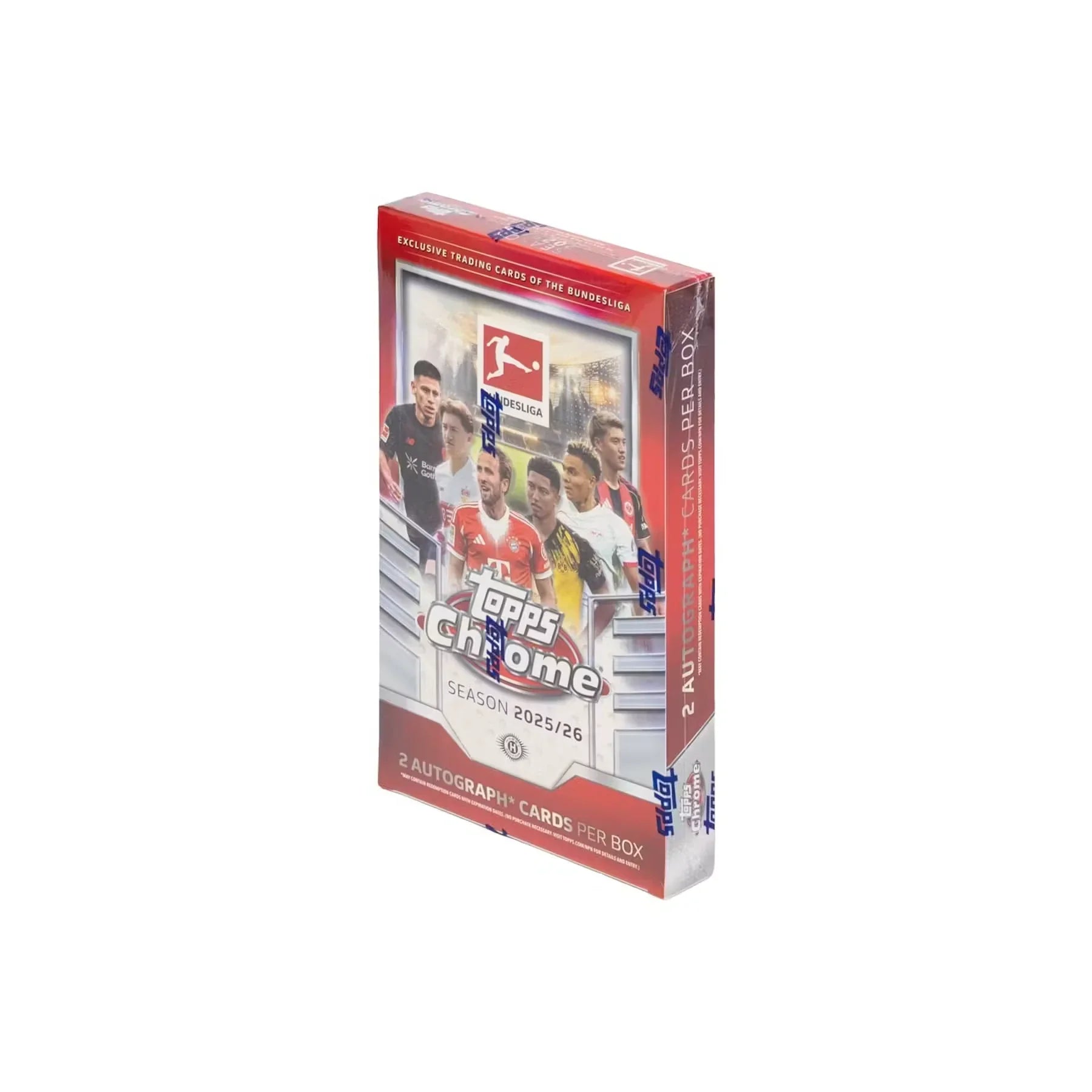 2025 26 Topps Chrome Bundesliga Soccer Hobby Box (Ships Sealed Only)