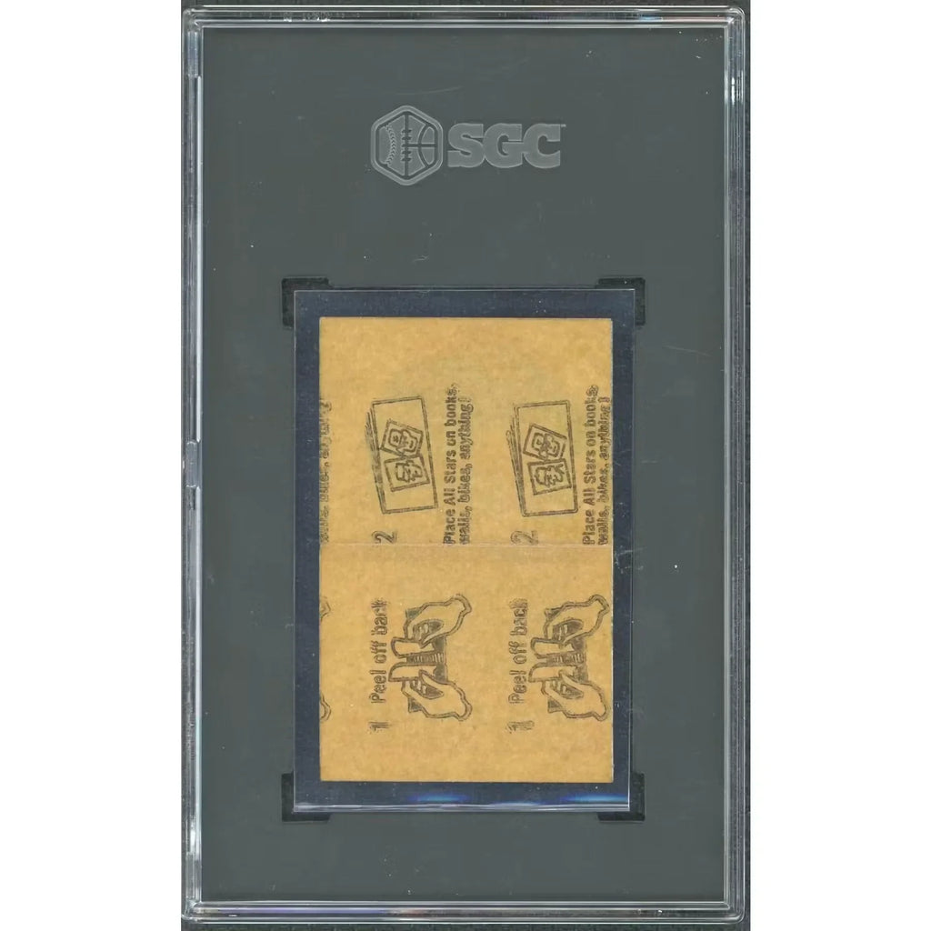 Willie Mays 1963 Topps Peel Offs Trading Card | SGC 6