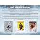 2022 23 Topps NHL Hockey Sticker Collection 16 Box Case (Ships Sealed Only)
