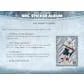 2022 23 Topps NHL Hockey Sticker Collection 16 Box Case (Ships Sealed Only)