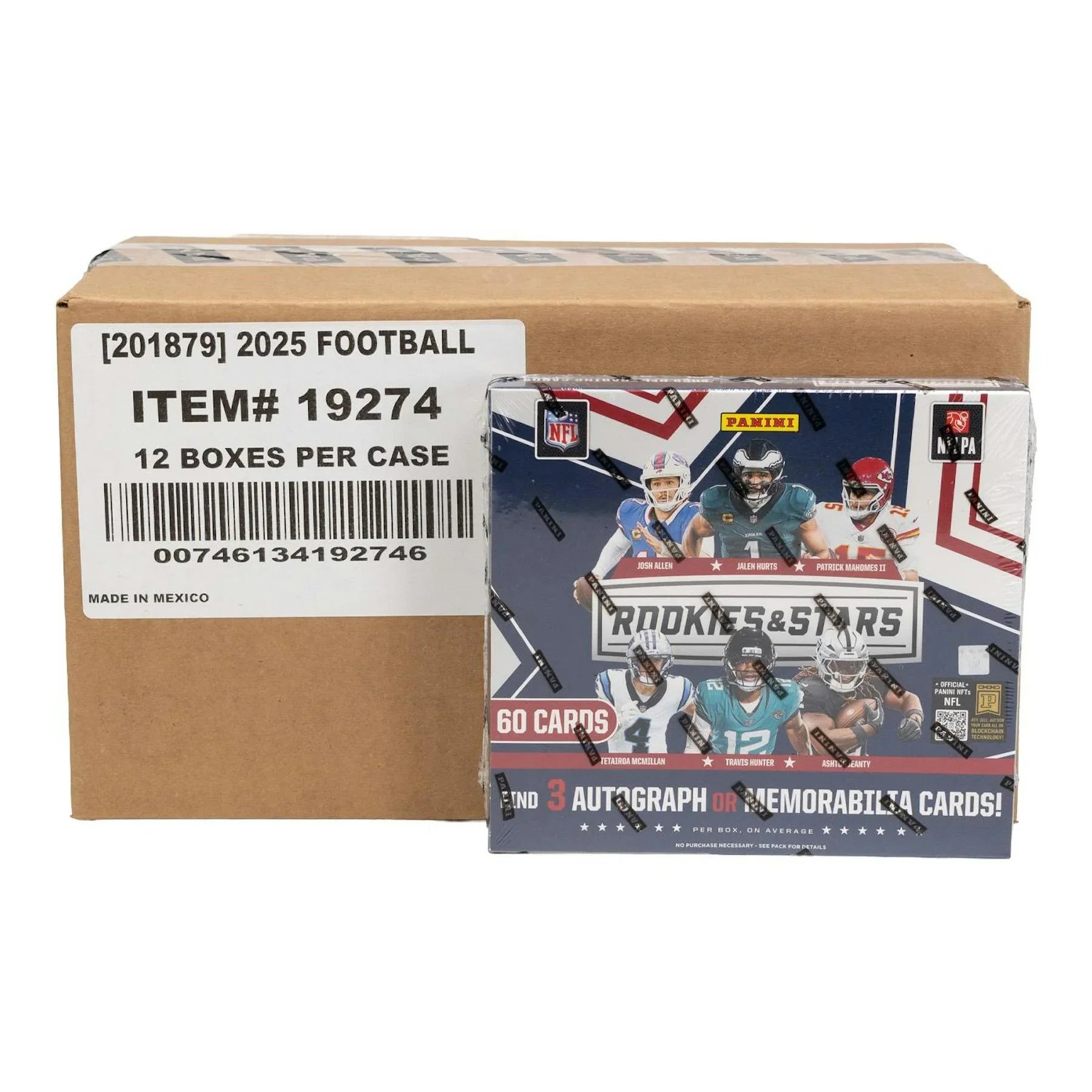 2025 Panini Rookies Stars Football Hobby Preferred 12 Box Case (Ships Sealed Only)