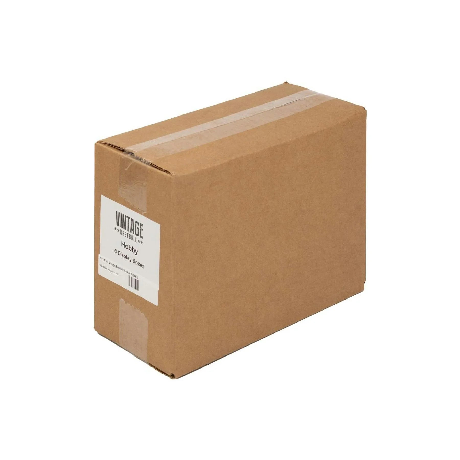 2026 Onyx Vintage Baseball Hobby 6-Box Case (Ships Sealed Only) - D