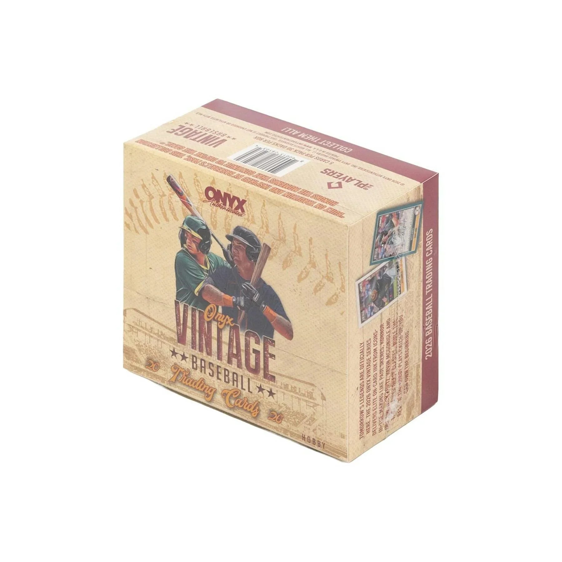 2026 Onyx Vintage Baseball Hobby 6-Box Case (Ships Sealed Only) - D