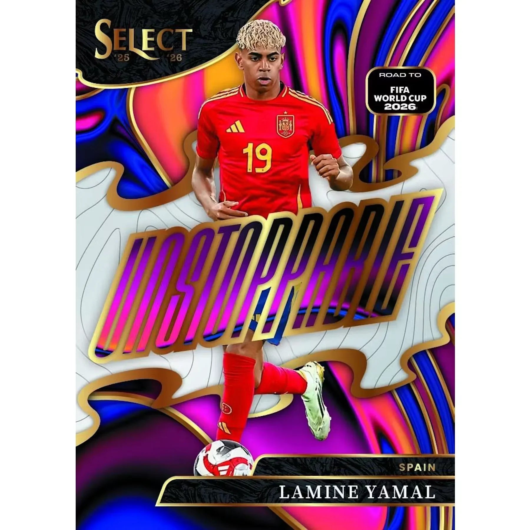 2025-26 Panini Select Road to FIFA World Cup Soccer Hobby Box | Presell (Ships Sealed Only)