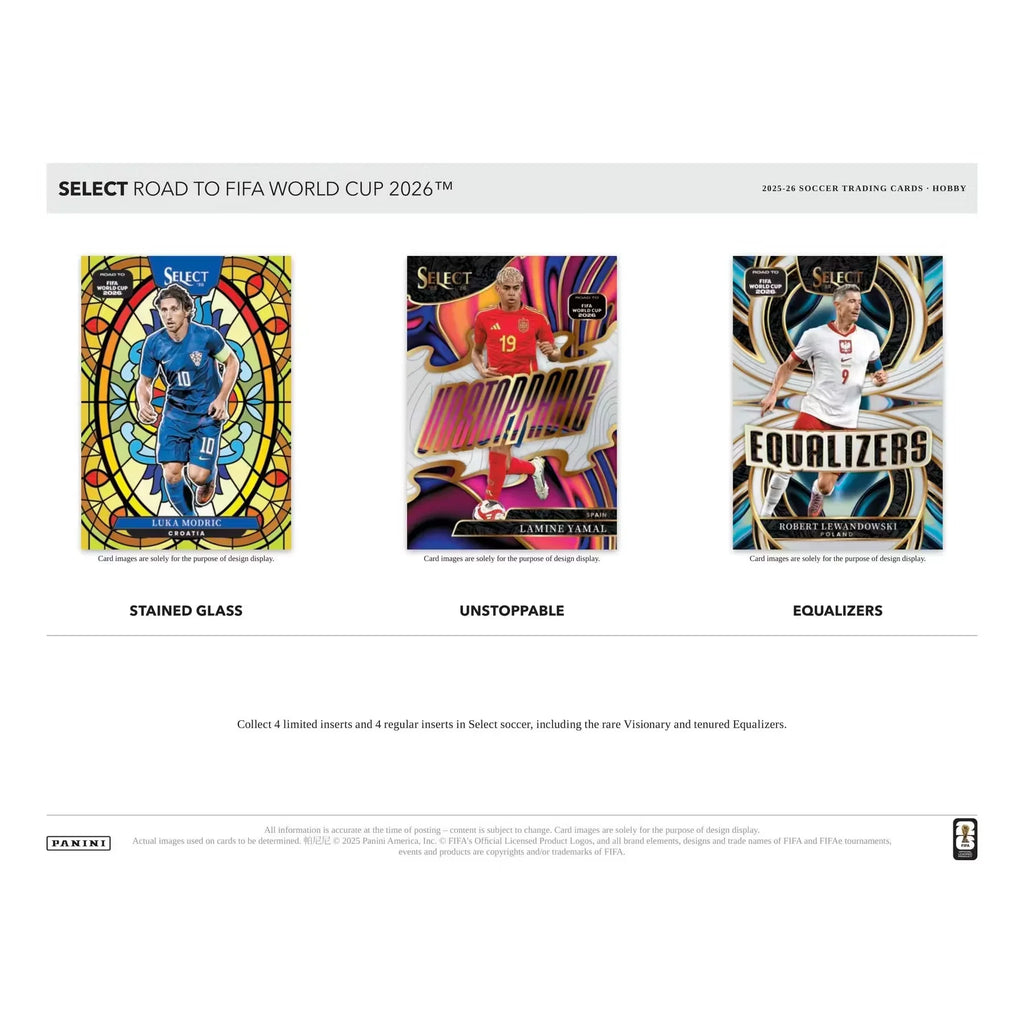 2025-26 Panini Select Road to FIFA World Cup Soccer Hobby Box | Presell (Ships Sealed Only)