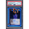 Cooper Flagg 2025-26 Topps Chrome Blue Refractor Rookie Auto | PSA 7